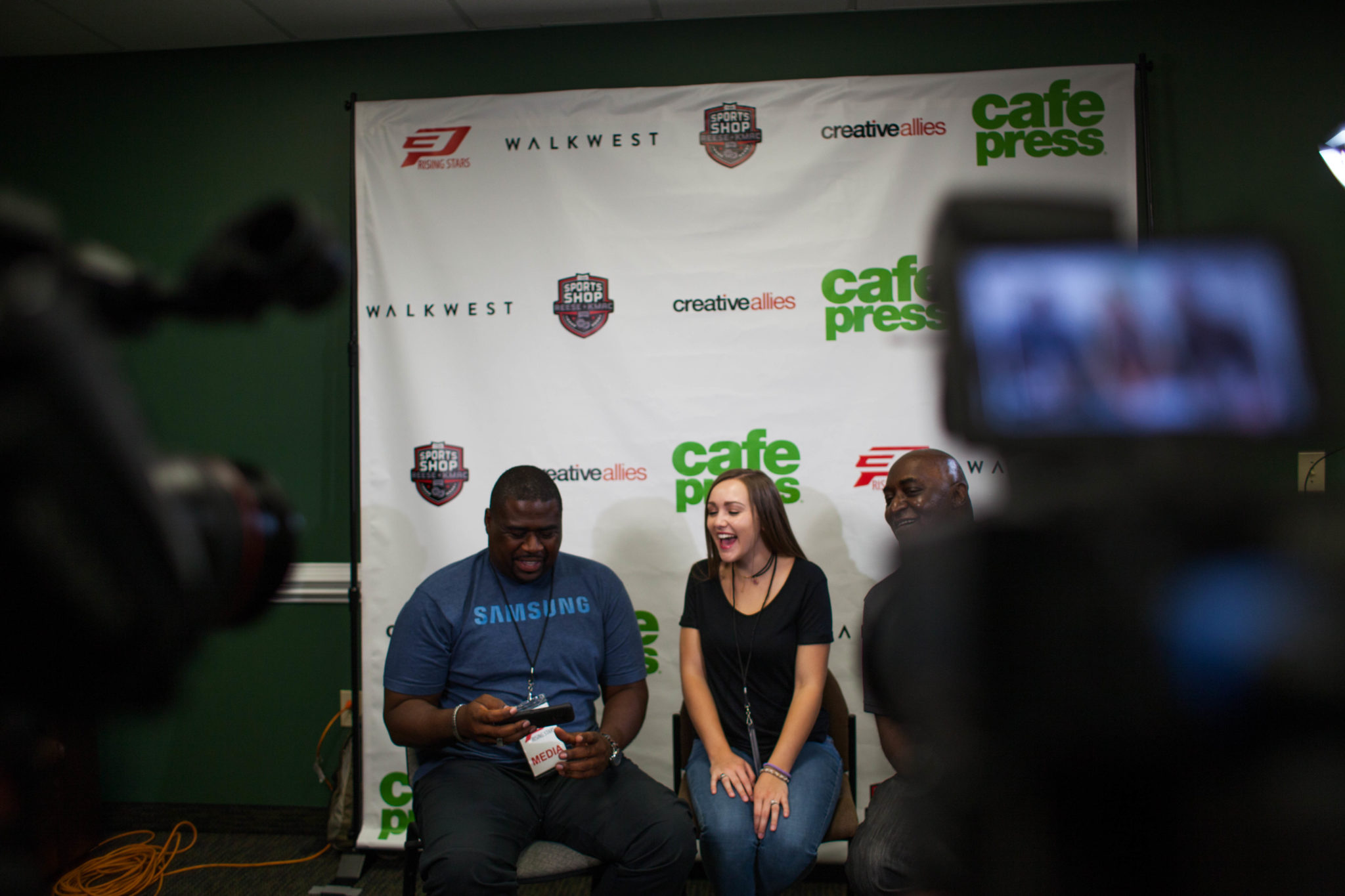 Digital Marketer & Photographer, Candace Herrell, Prepping for Chris Paul (CP3) Interview with the Sports Shop Guys